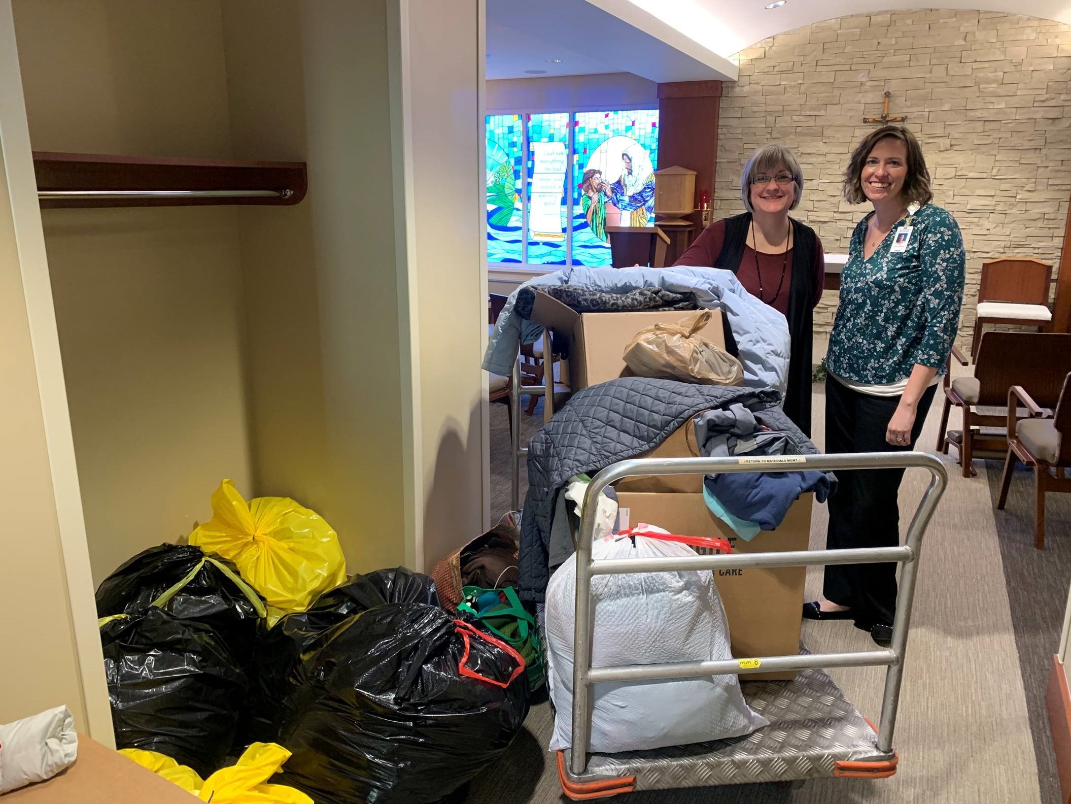 As winter approaches, Ascension Via Christi associates donate coats to local school district