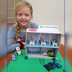 Associate’s daughter recreates Ascension Via Christi in miniature