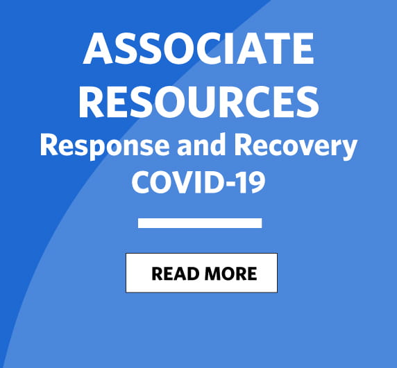 Associate Resources COVID button