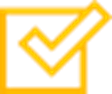 yellow checkmark