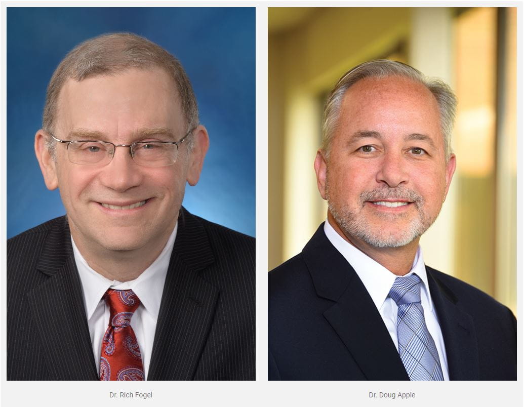 Drs. Rich Fogel, Doug Apple on ‘chief medical officers to know’ list