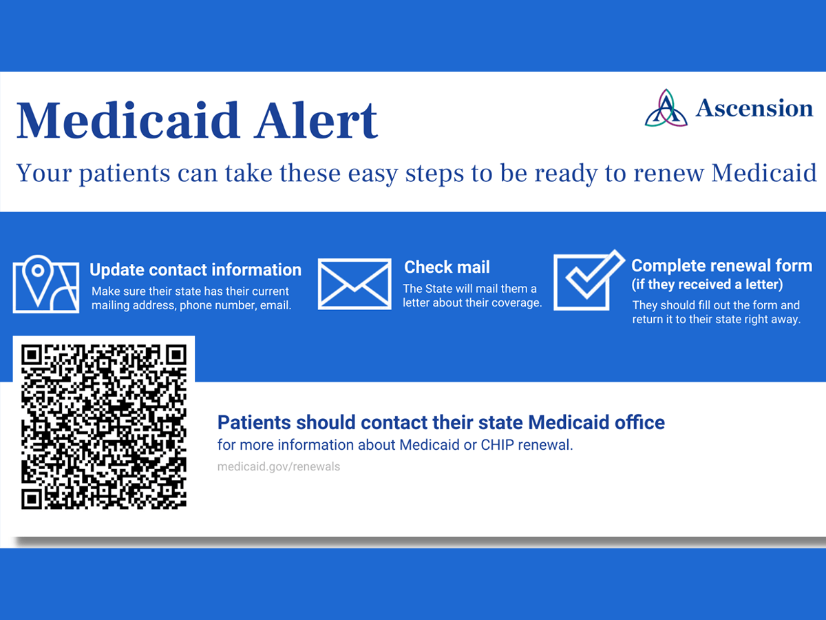 Help patients take action today for Medicaid alert