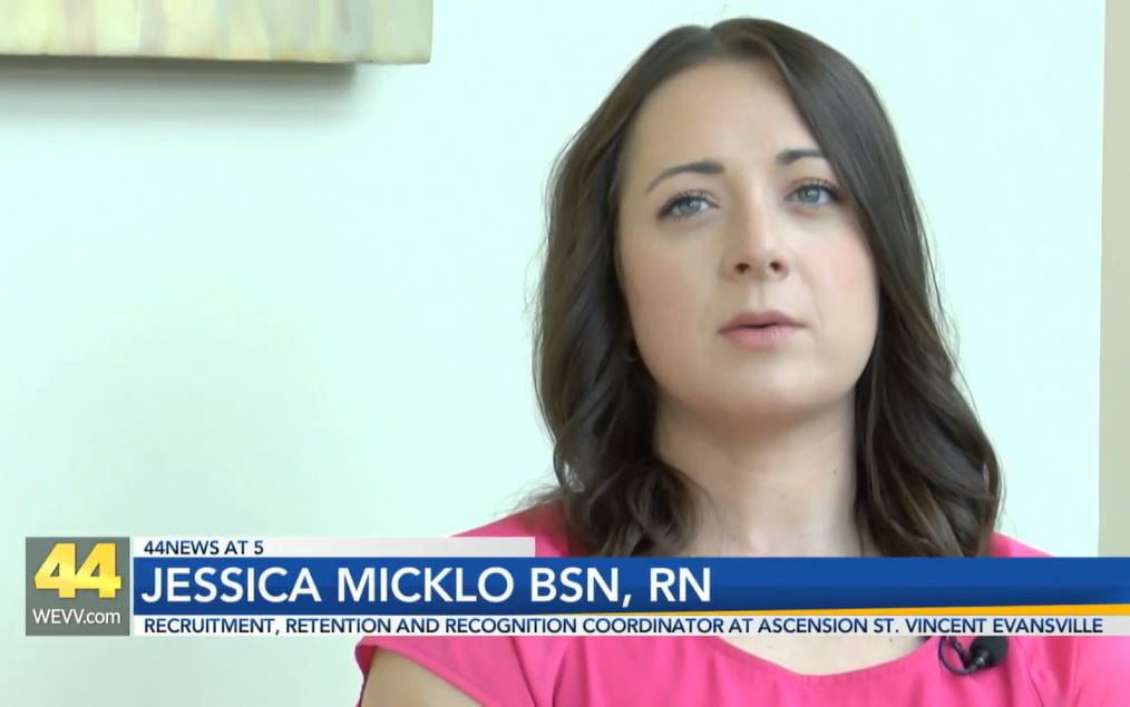 Cancer inspired Ascension Indiana’s Jessica Micklo to pursue nursing career