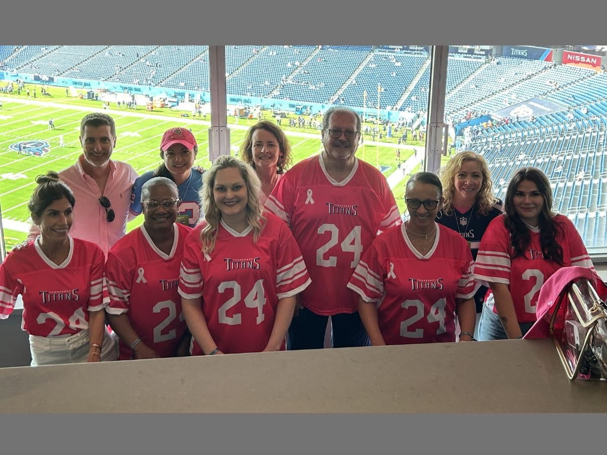 Tennessee Titans Recognize Ascension Saint Thomas Breast Cancer Survivors at 2024 Crucial Catch Game