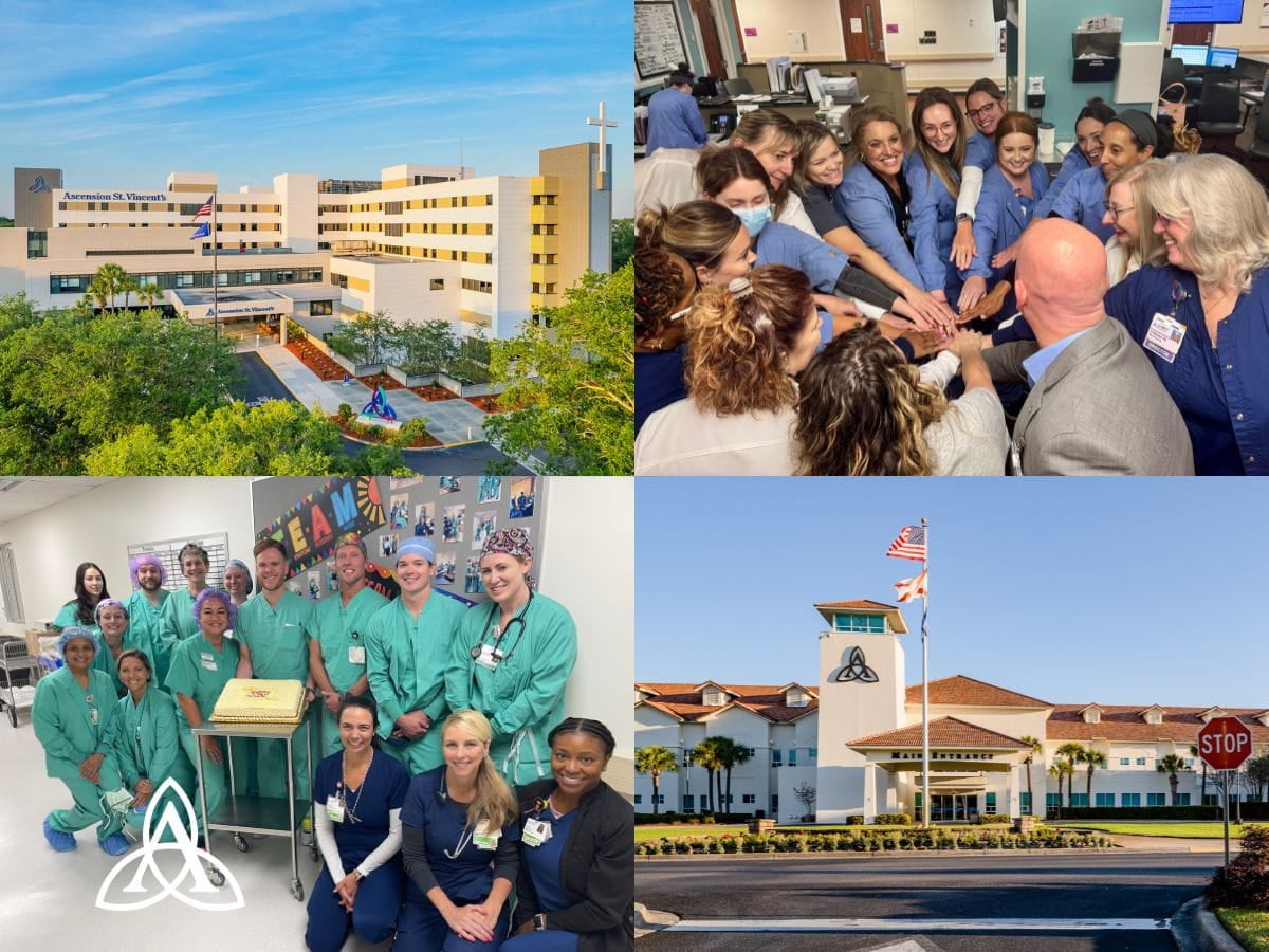 Ascension Sacred Heart Emerald Coast and St. Vincent’s Southside achieve 4-star CMS rating