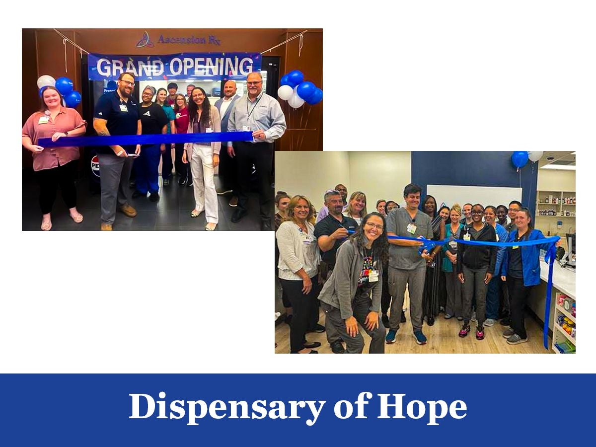 Ascension Florida expanding Dispensary of Hope program to serve patients of Ascension Sacred Heart Pensacola