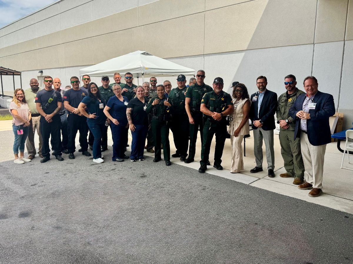 Ascension St. Vincent’s St. Johns County hosts first responders & law enforcement for a BBQ
