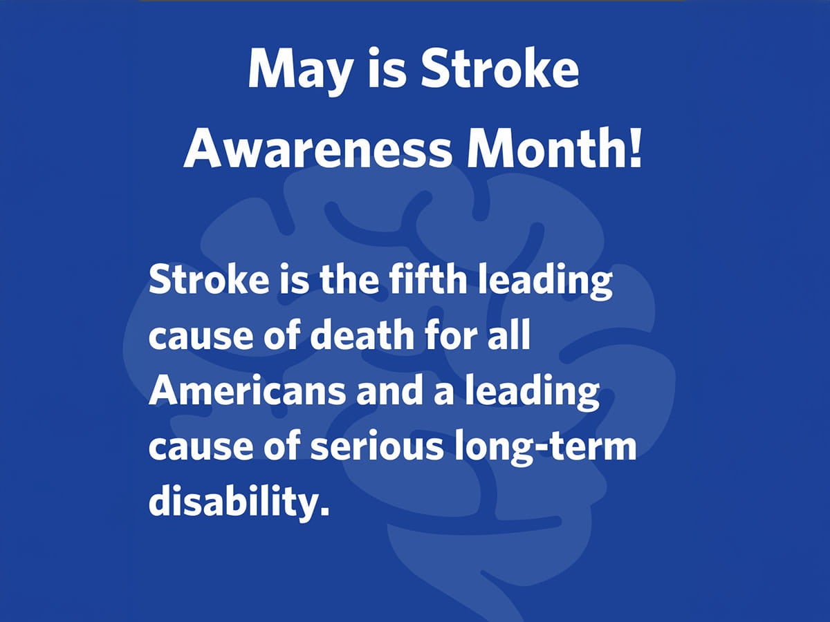 May is National Stroke Awareness Month: Highlighting the link between AFib and stroke risk
