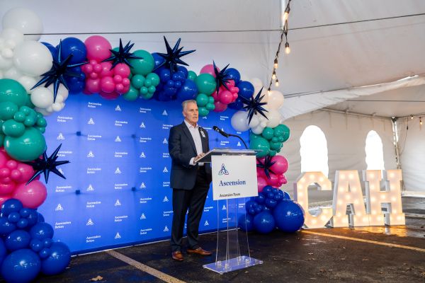 speaker at CAH Celebration.