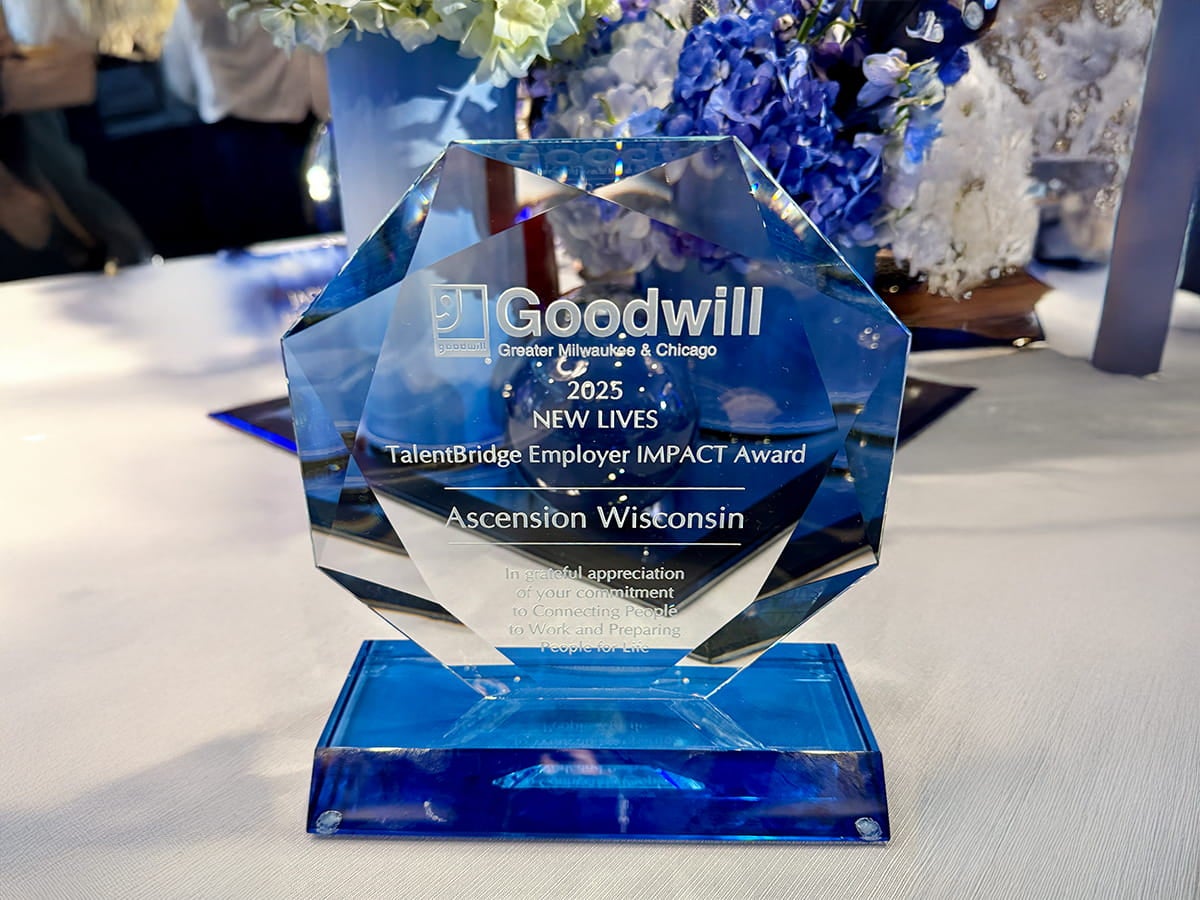 Ascension Wisconsin Honored by Goodwill Greater Milwaukee & Chicago 