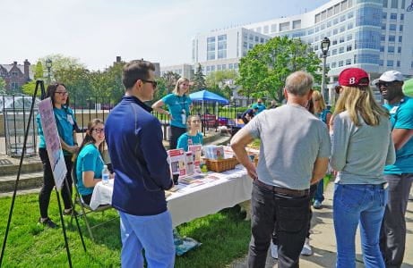 Community members at Prevention in the Park event