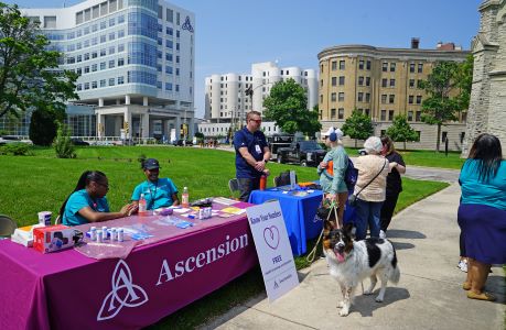 Community members at Prevention in the Park event