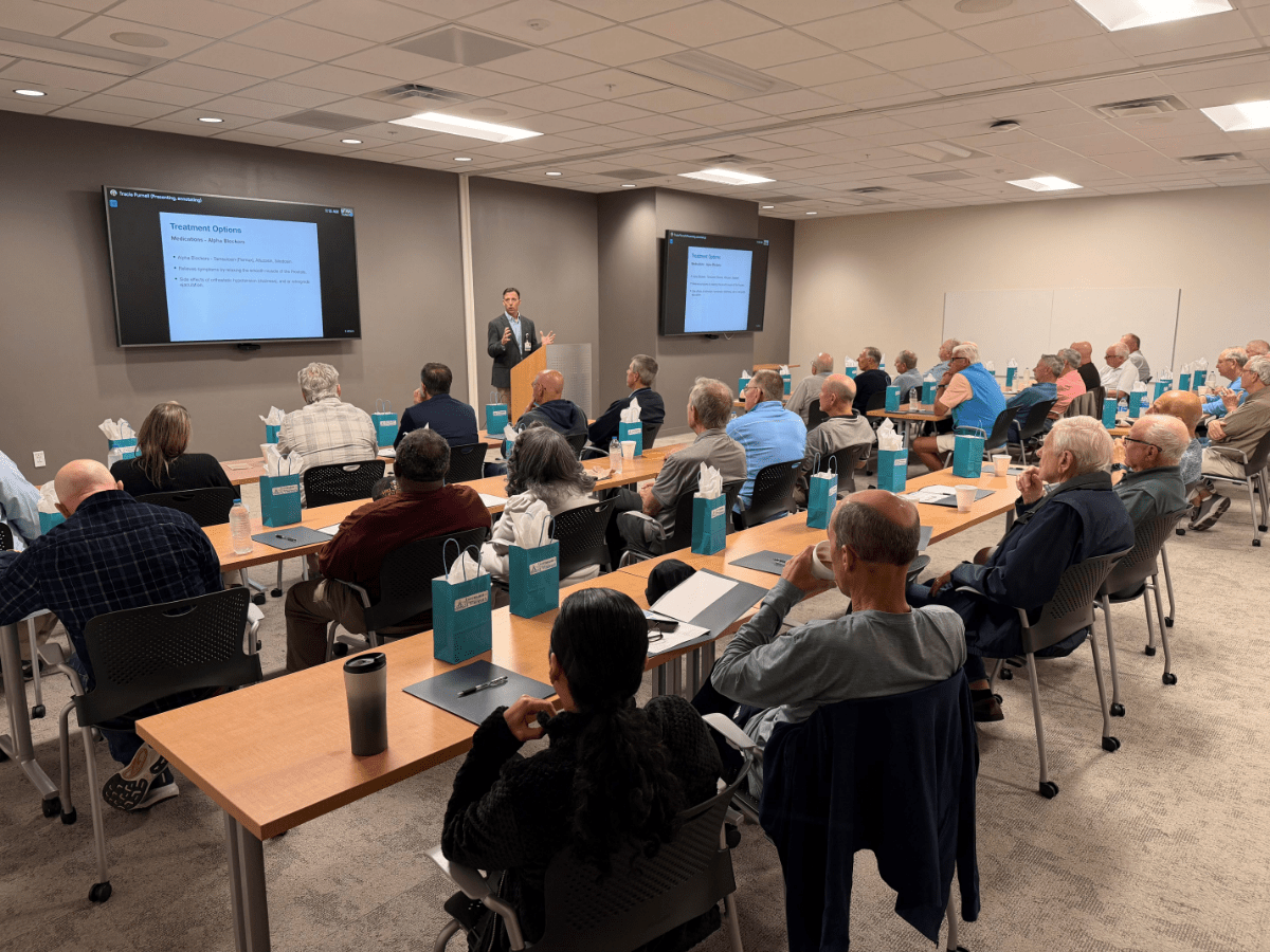 Ascension St. Vincent's St. Johns County welcomes 55+ community for urology education