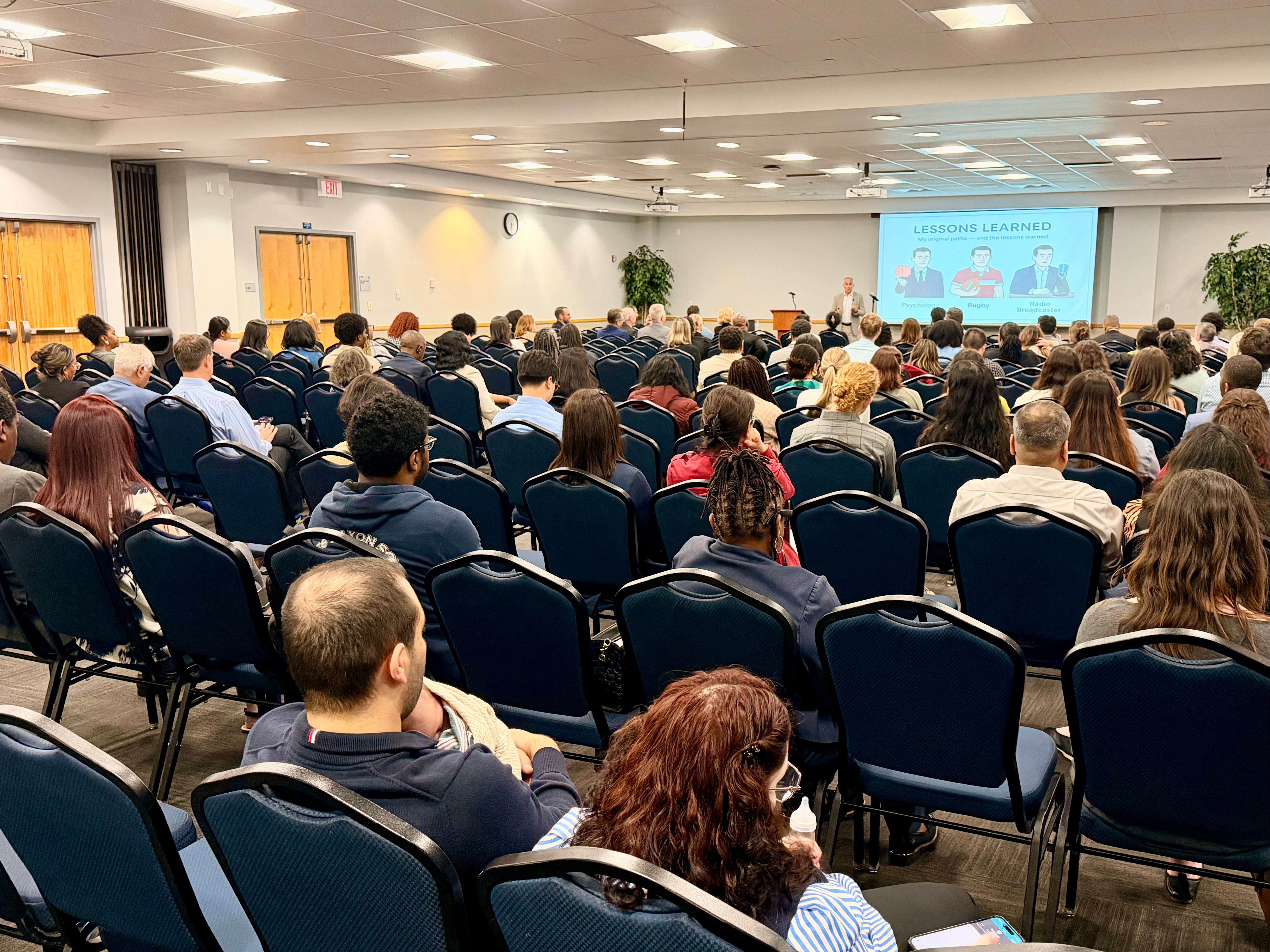Ascension St. Vincent's Interim Market Lead speaks to UNF students and local healthcare leaders