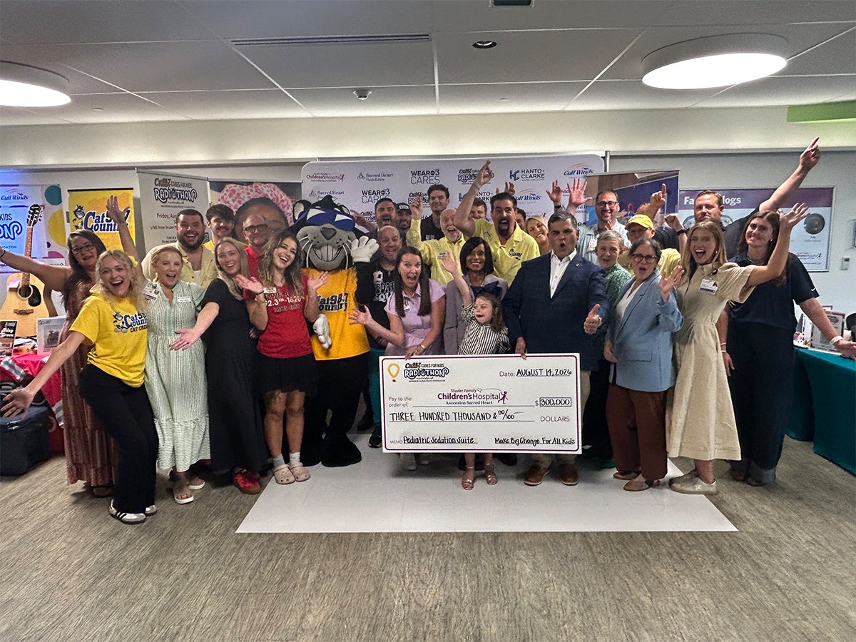 Radiothon raises $300,000 for new Pediatric Sedation Suite at Studer Family Children's Hospital