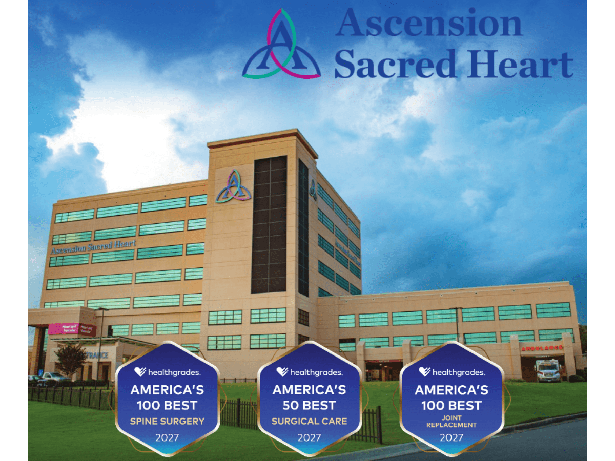 Ascension Sacred Heart Pensacola earns multiple Healthgrades clinical excellence honors