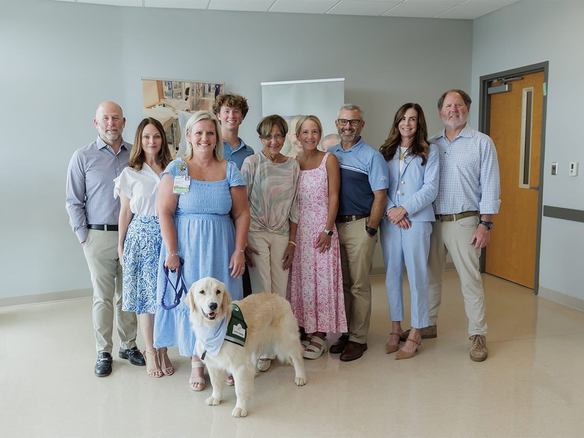 Ascension Sacred Heart Pensacola Welcomes First Facility Dog Dedicated to Adult Cancer Patients