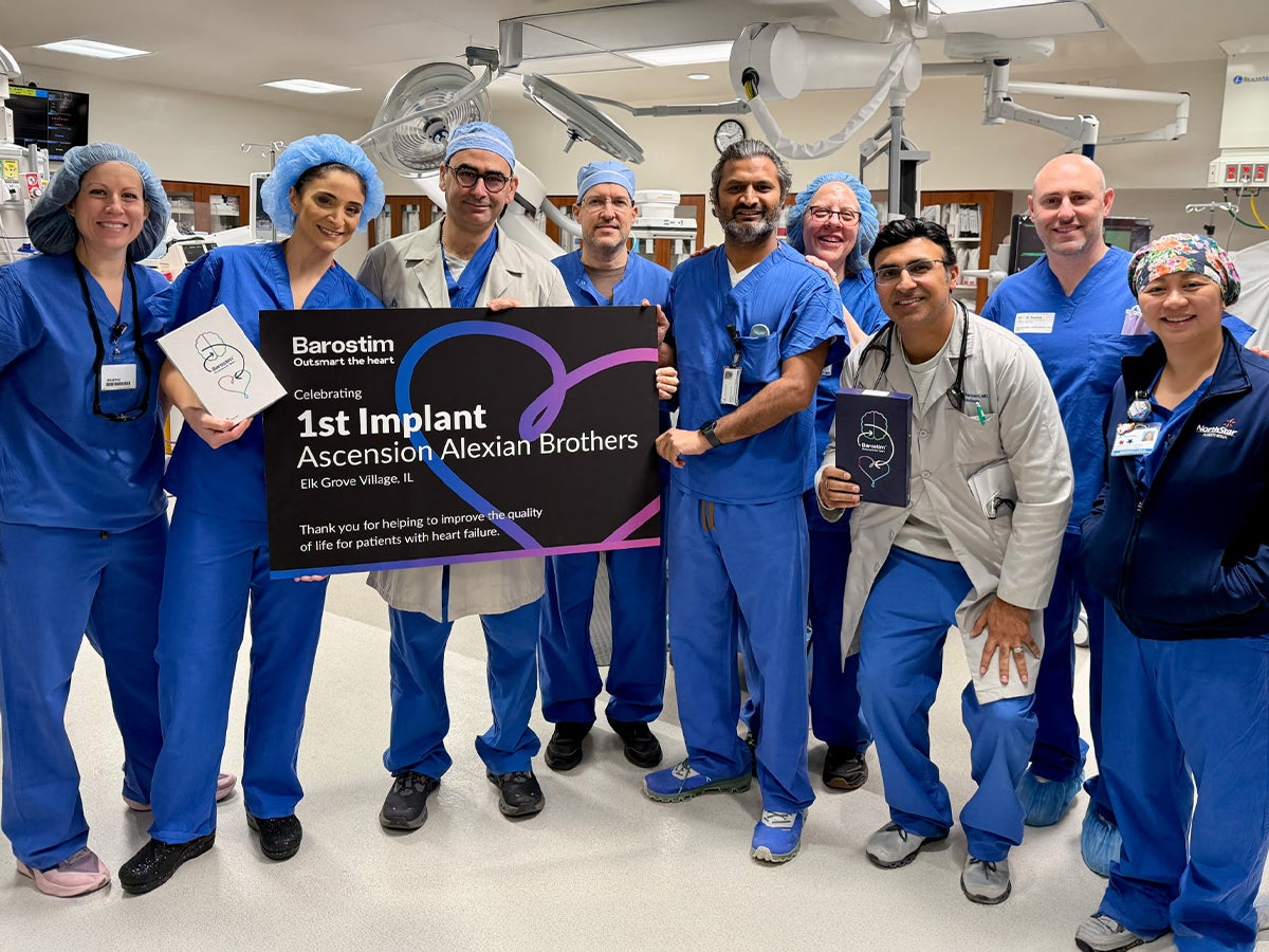 Ascension Alexian Brothers performs first baroreflex activation implantation to treat heart failure