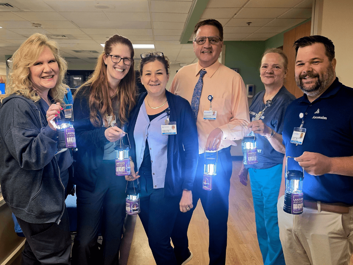 Ascension Saint Alexius recognized with the Emergency Nurses Association Lantern Award