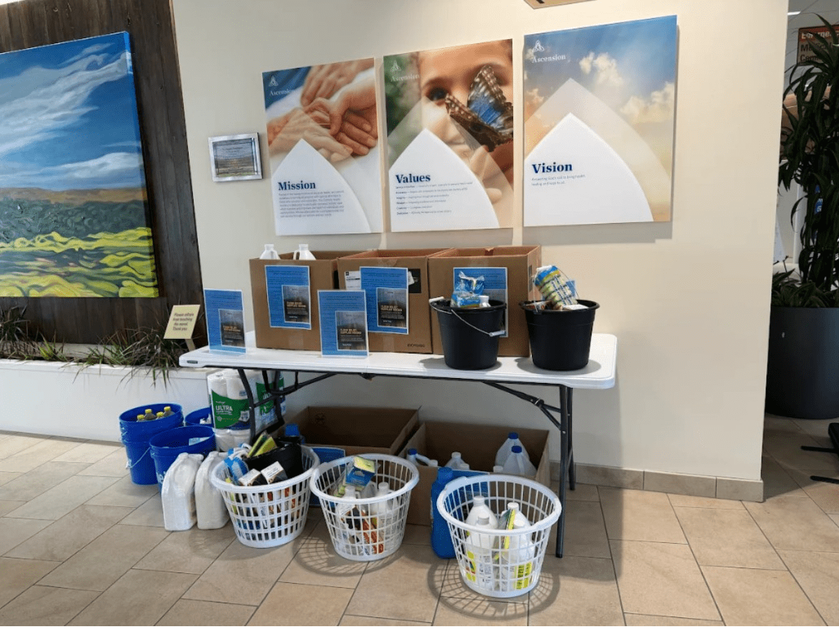 Ascension St. Vincent Fishers Donates 60,000 Pairs of Protective Gloves to Support Hamilton County Flood Cleanup