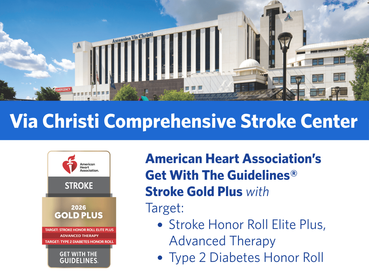 Via Christi St. Francis Nationally Recognized for High-Quality Stroke Care