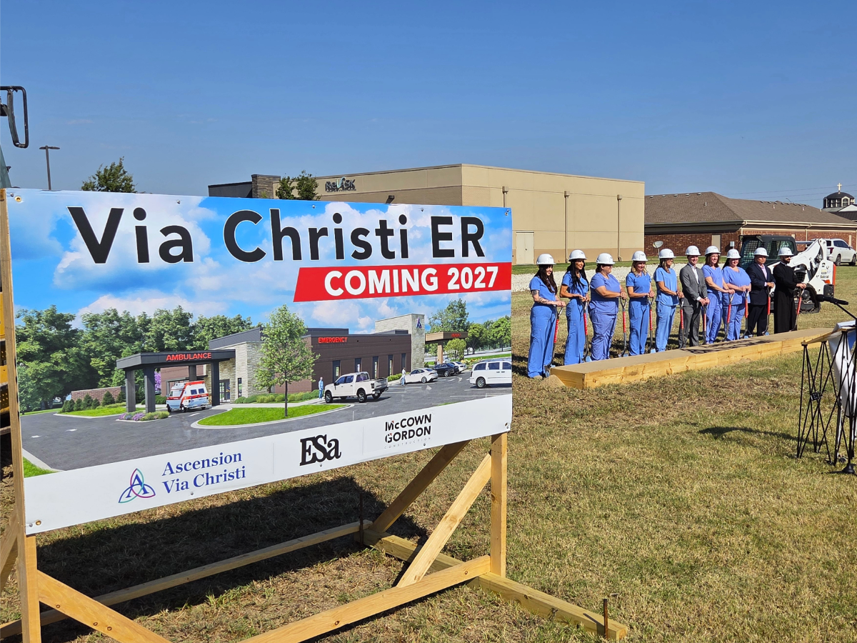 Via Christi Breaks Ground on Emergency Department in East Wichita