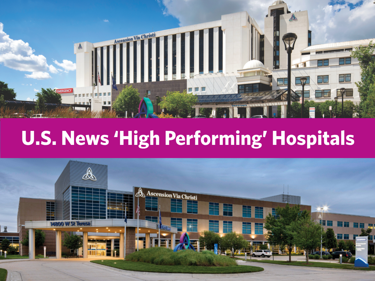 Via Christi hospitals earn High Performing ratings from U.S. News