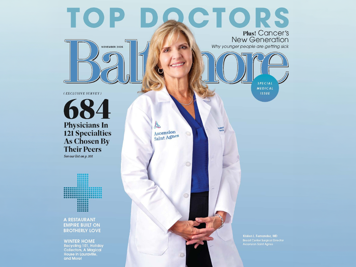 32 Ascension Saint Agnes “Top Doctors” Recognized in Baltimore magazine, Featured on Cover