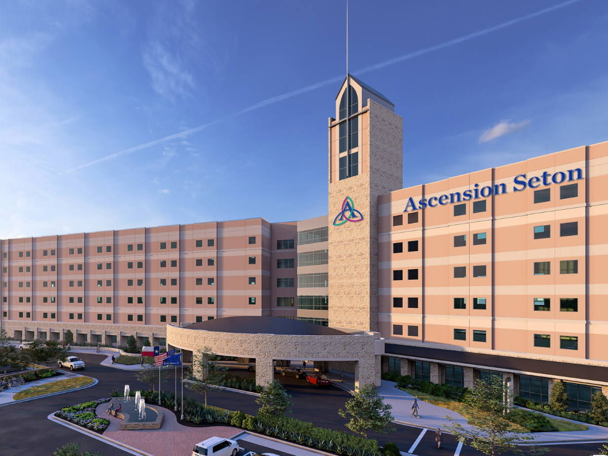  Rendering of the Ascension Seton Williamson new patient tower.