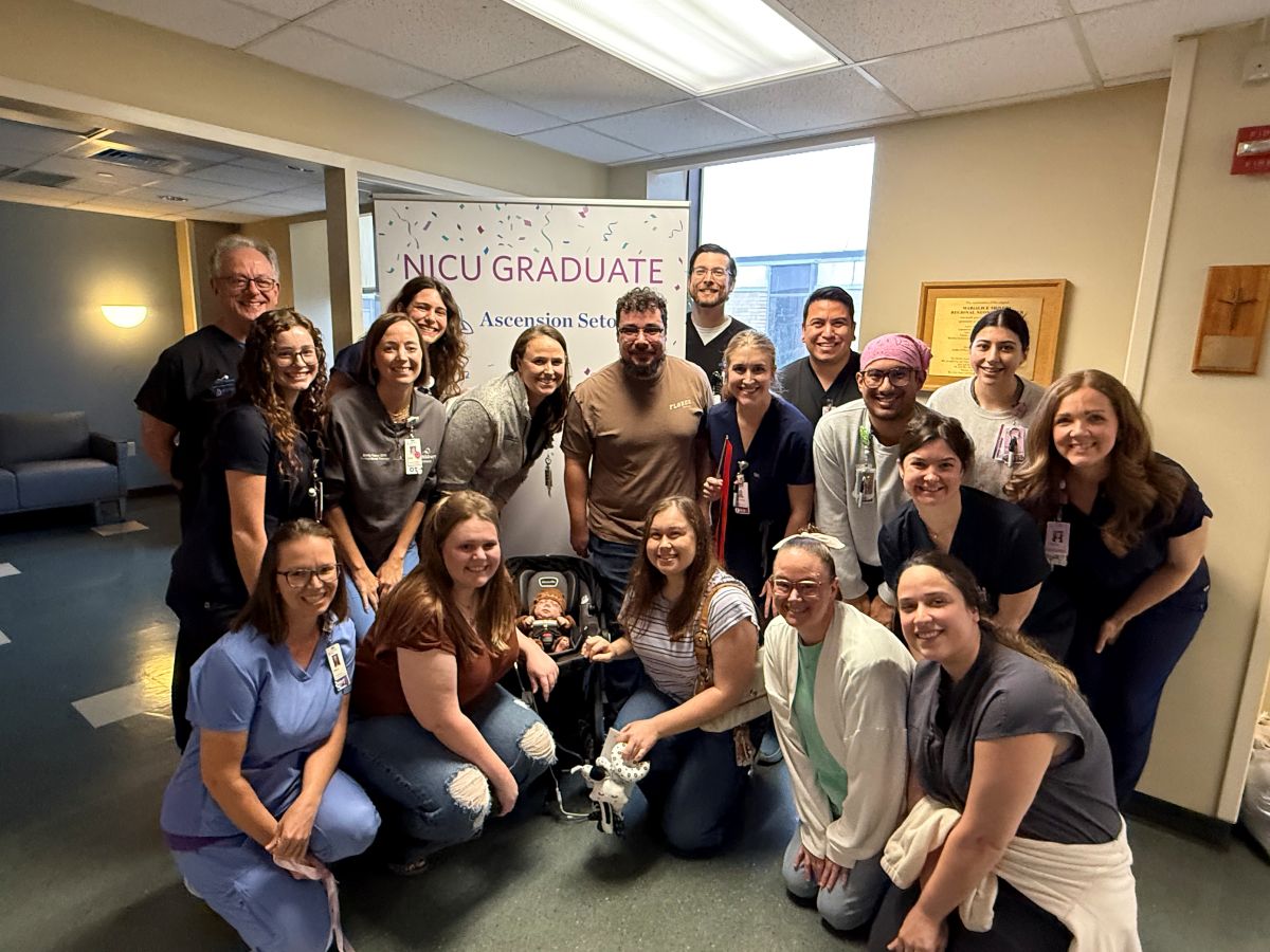 Ascension Seton Introduces Gentle Breathing Support: First Baby Graduates NICU with New Jet Ventilator Technology