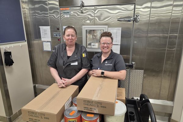 Food Gleaning at Ascension Mercy Helps Support Clients at Nova Counseling Services