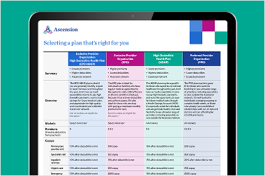 graphic of a chart on a tablet device
