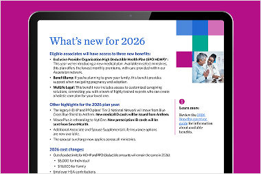 picture of the what's new webpage on an tablet device